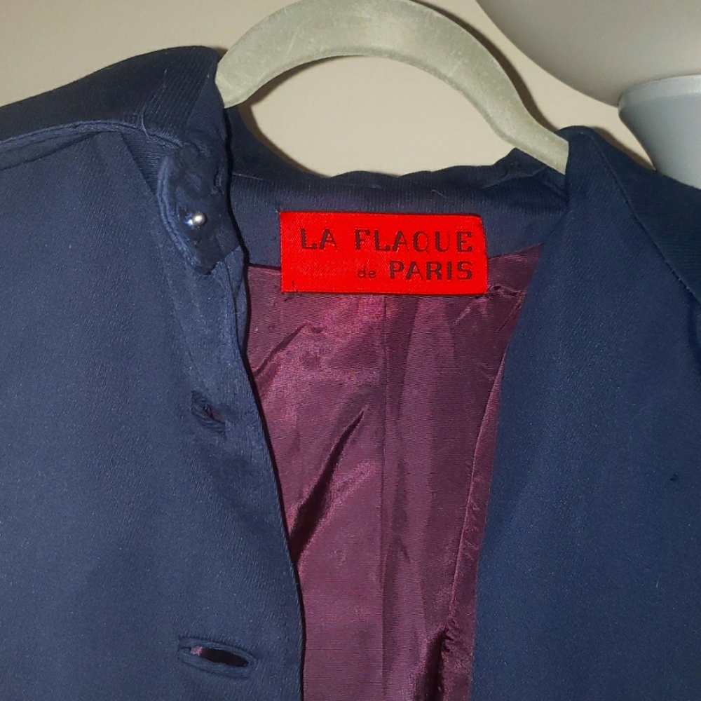 " La Flaque de Paris " Mid length Blazer / Jacket